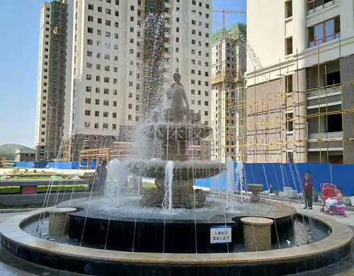 汇侨城雕塑喷泉